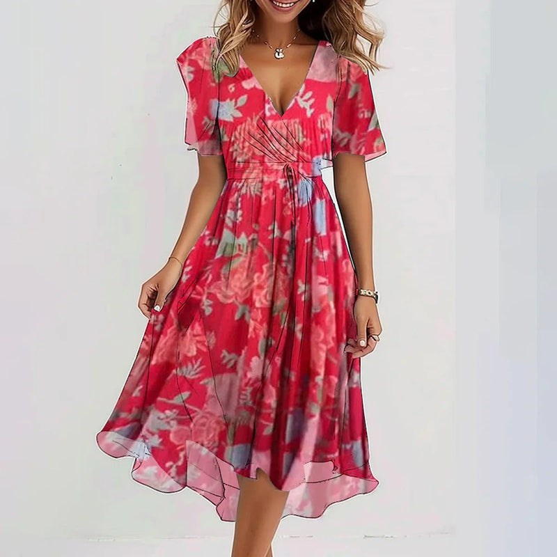LILY™ - ROBE D'ÉTÉ ÉLÉGANTE AVEC SILHOUETTE FLUIDE