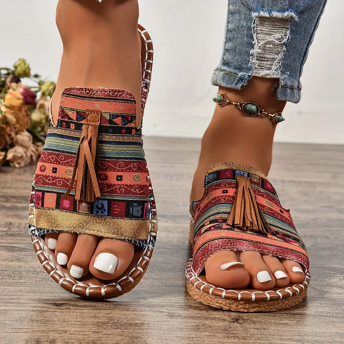 LORRAINE™ - SANDALES ORTHOPÉDIQUES CASUAL AVEC UN DESIGN DE SUPPORT DE VOÛTE