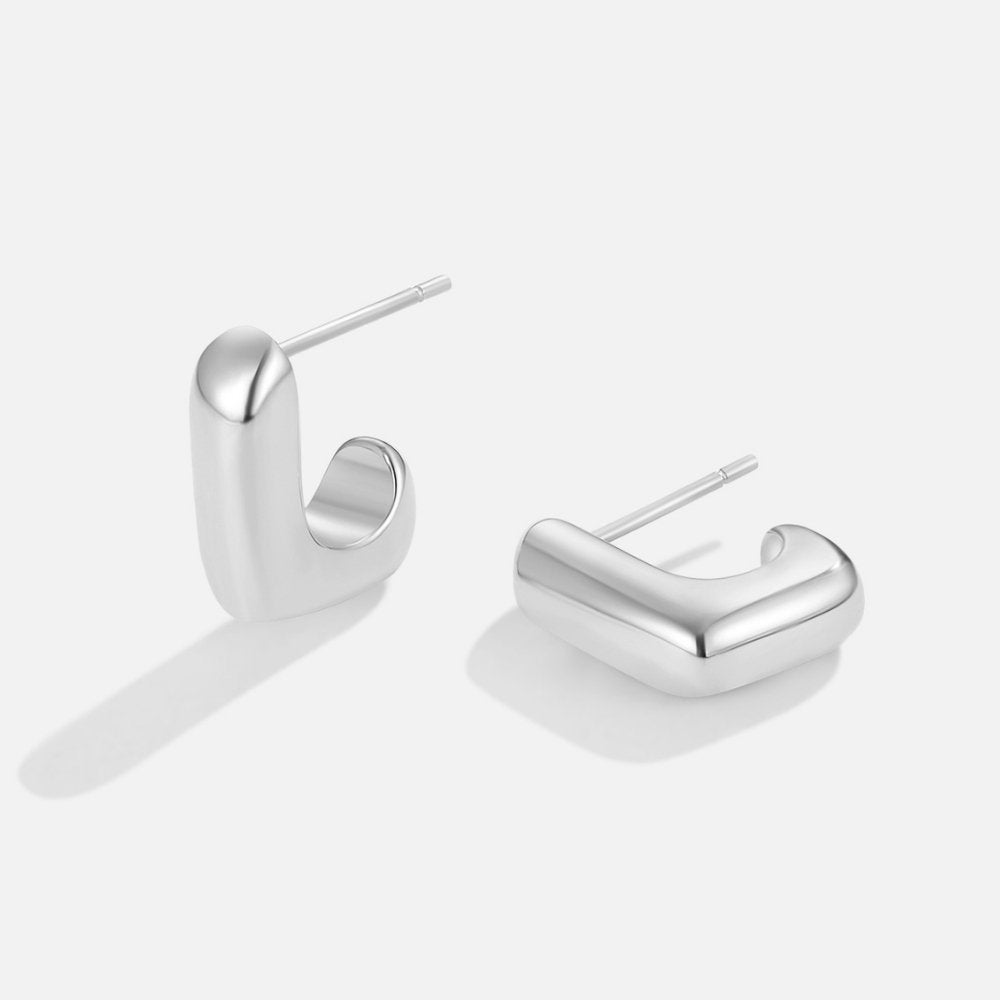 Alice Carré Boucles d'Oreilles en Or