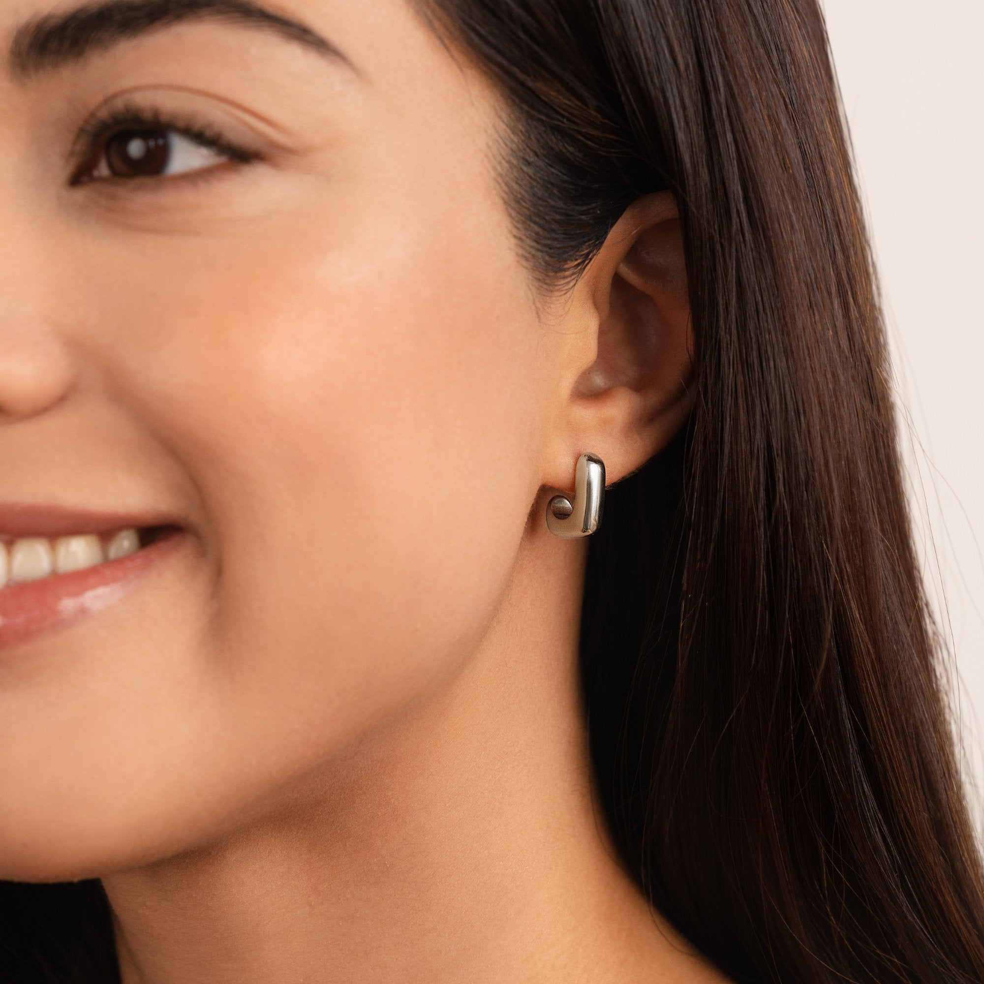 Alice Carré Boucles d'Oreilles en Or