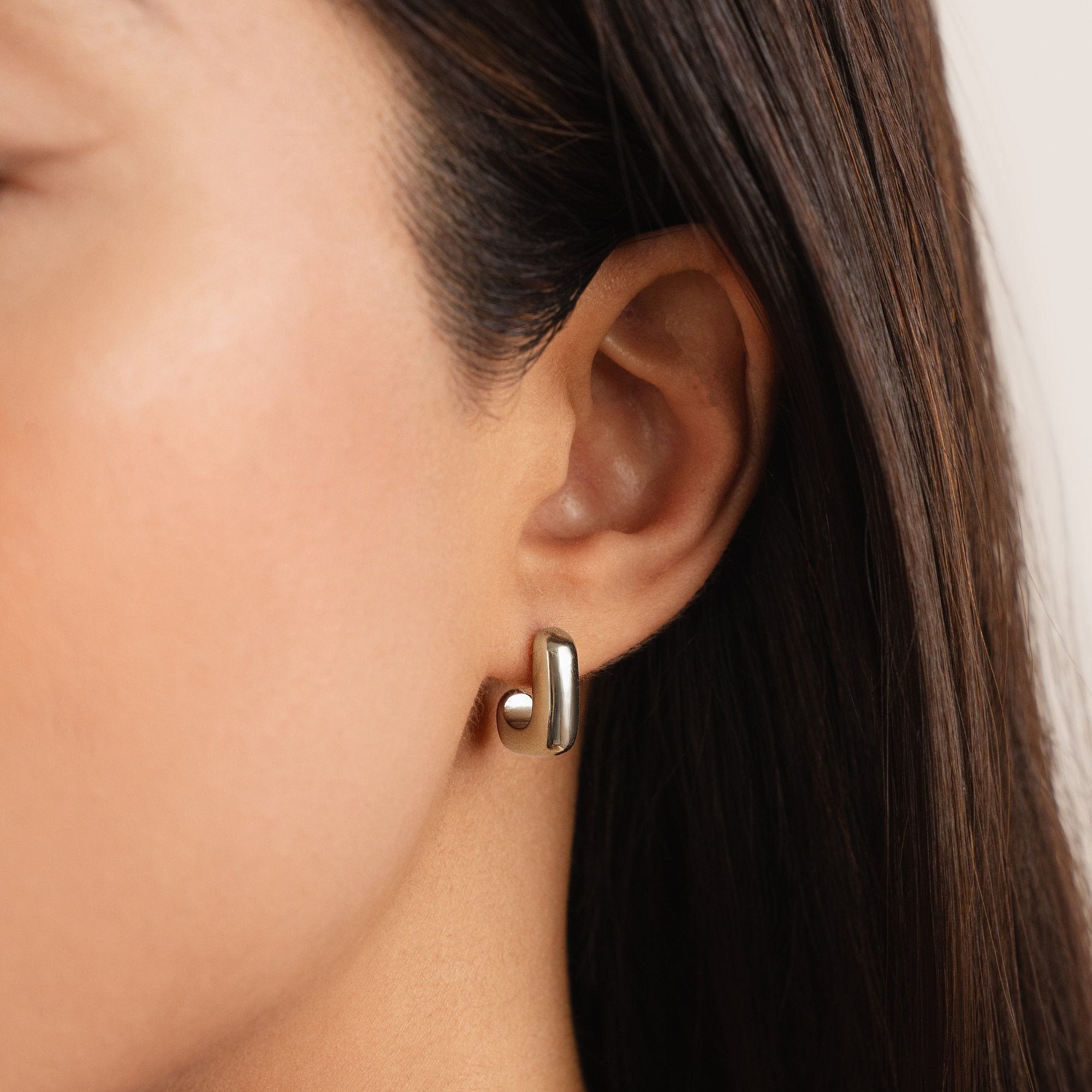 Alice Carré Boucles d'Oreilles en Or