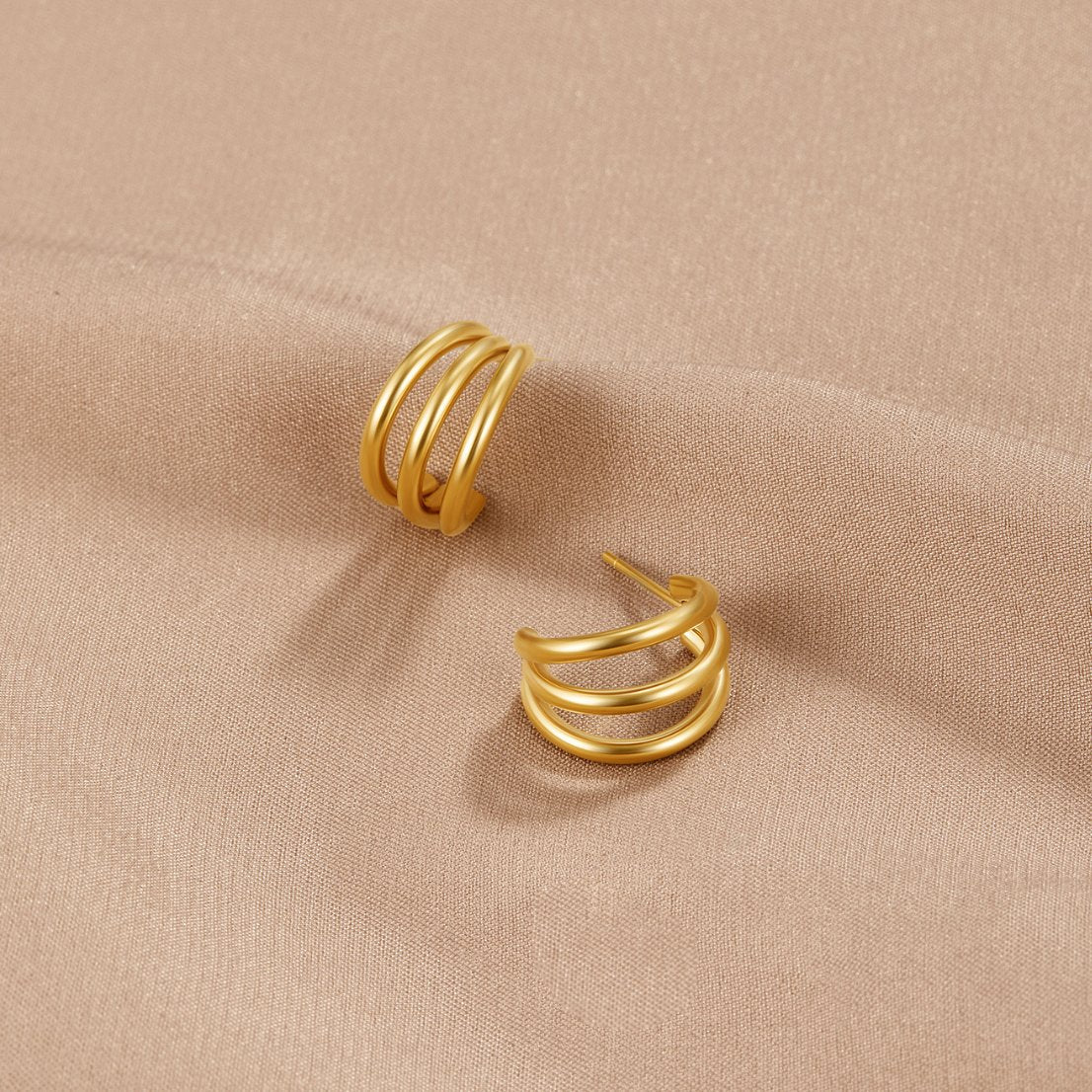 Boucles d'oreilles Ana Triple