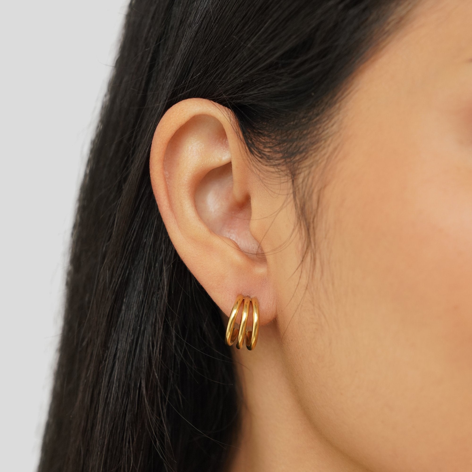 Boucles d'oreilles Ana Triple