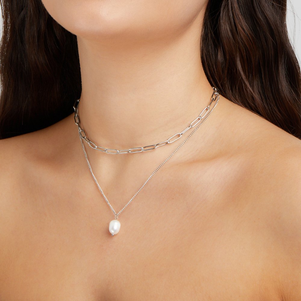 Collier en argent Angela