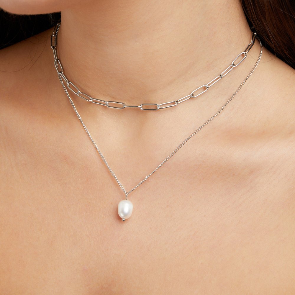 Collier Angela en Argent