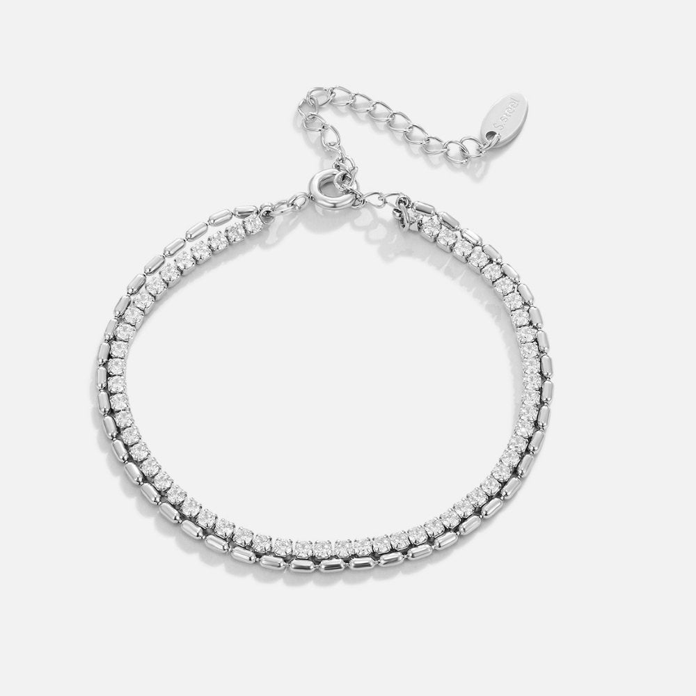 Bracelet Arelia en Argent avec Cristaux