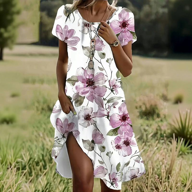Starlight™ - ROBE À IMPRIMÉ FLORAL À COUPE DÉCONTRACTÉE