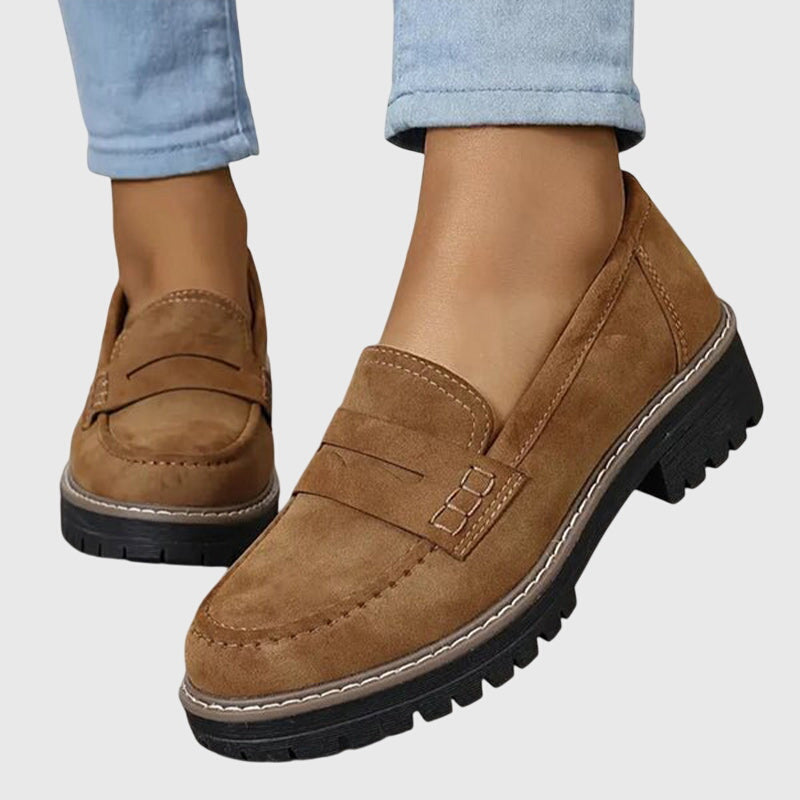 Lilia | Mocassins en Suède Intemporels