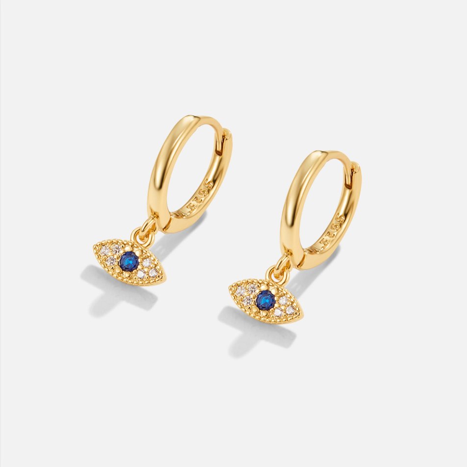Boucles d'oreilles en goutte d'œil Sie