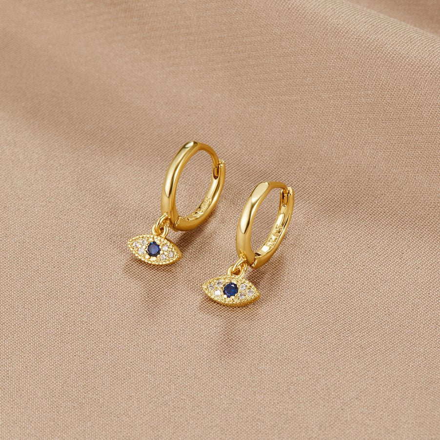 Boucles d'oreilles en goutte d'œil Sie