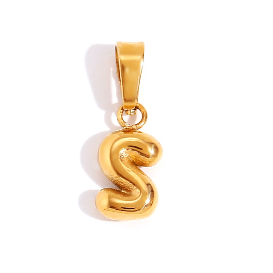 Collier en lettres bulle sophistiqué