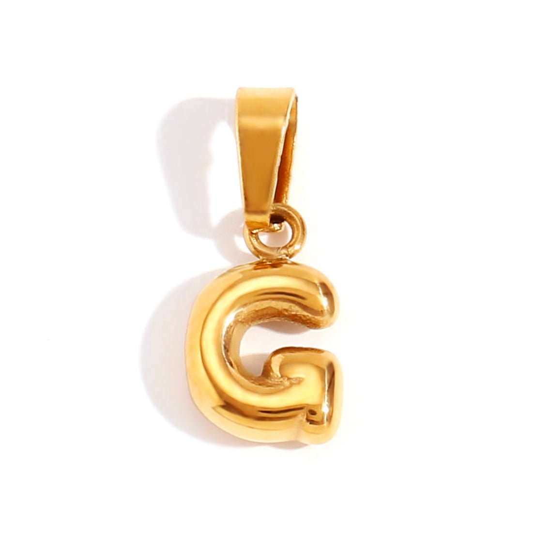 Collier en lettres bulle sophistiqué