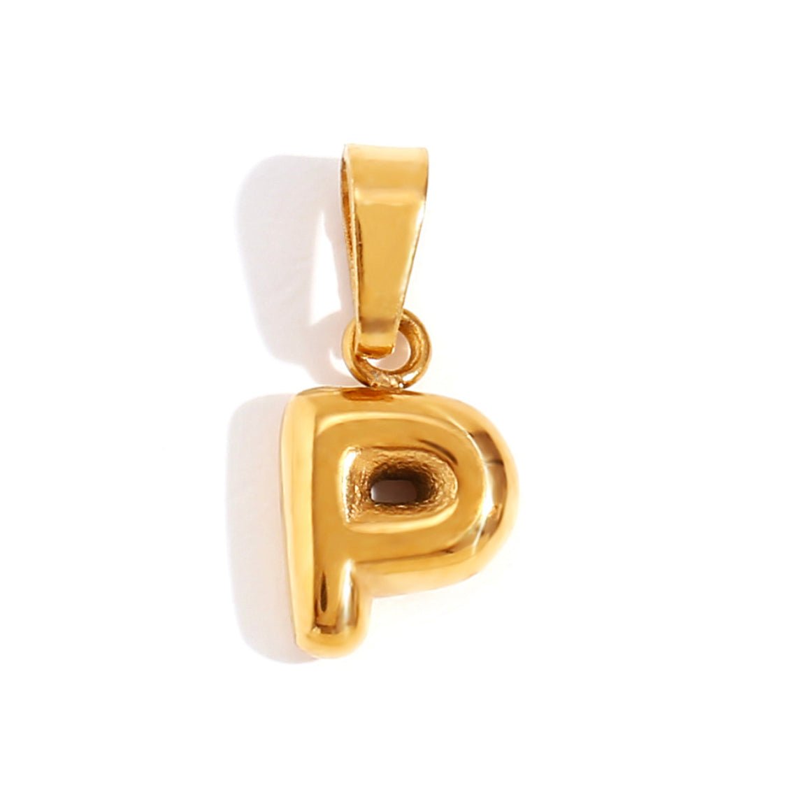 Collier en lettres bulle sophistiqué