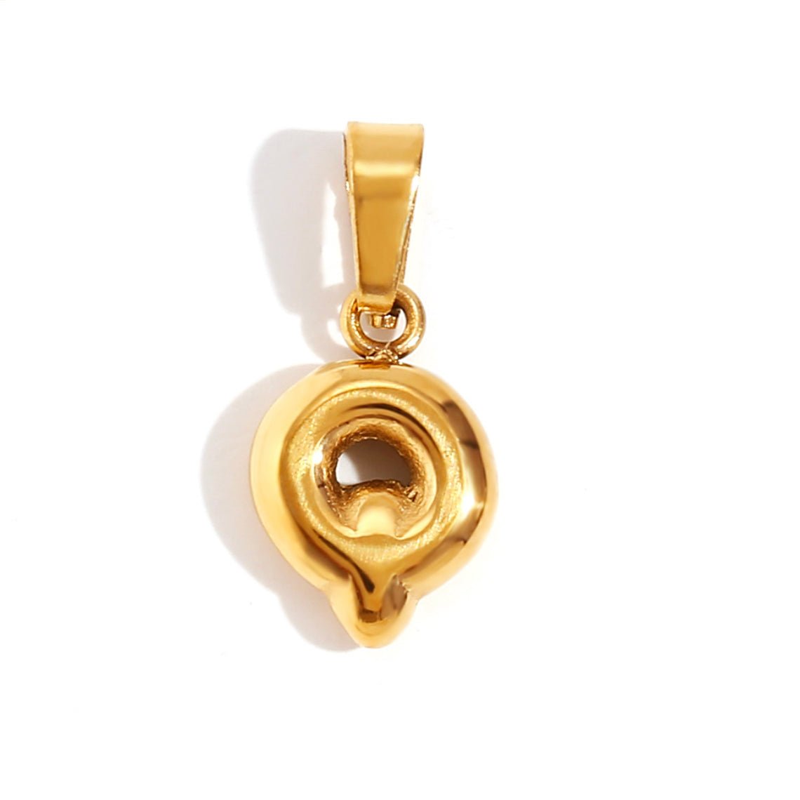 Collier en lettres bulle sophistiqué