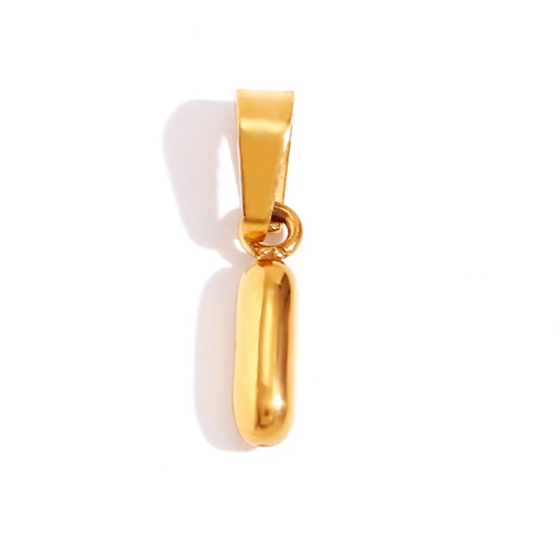 Collier en lettres bulle sophistiqué