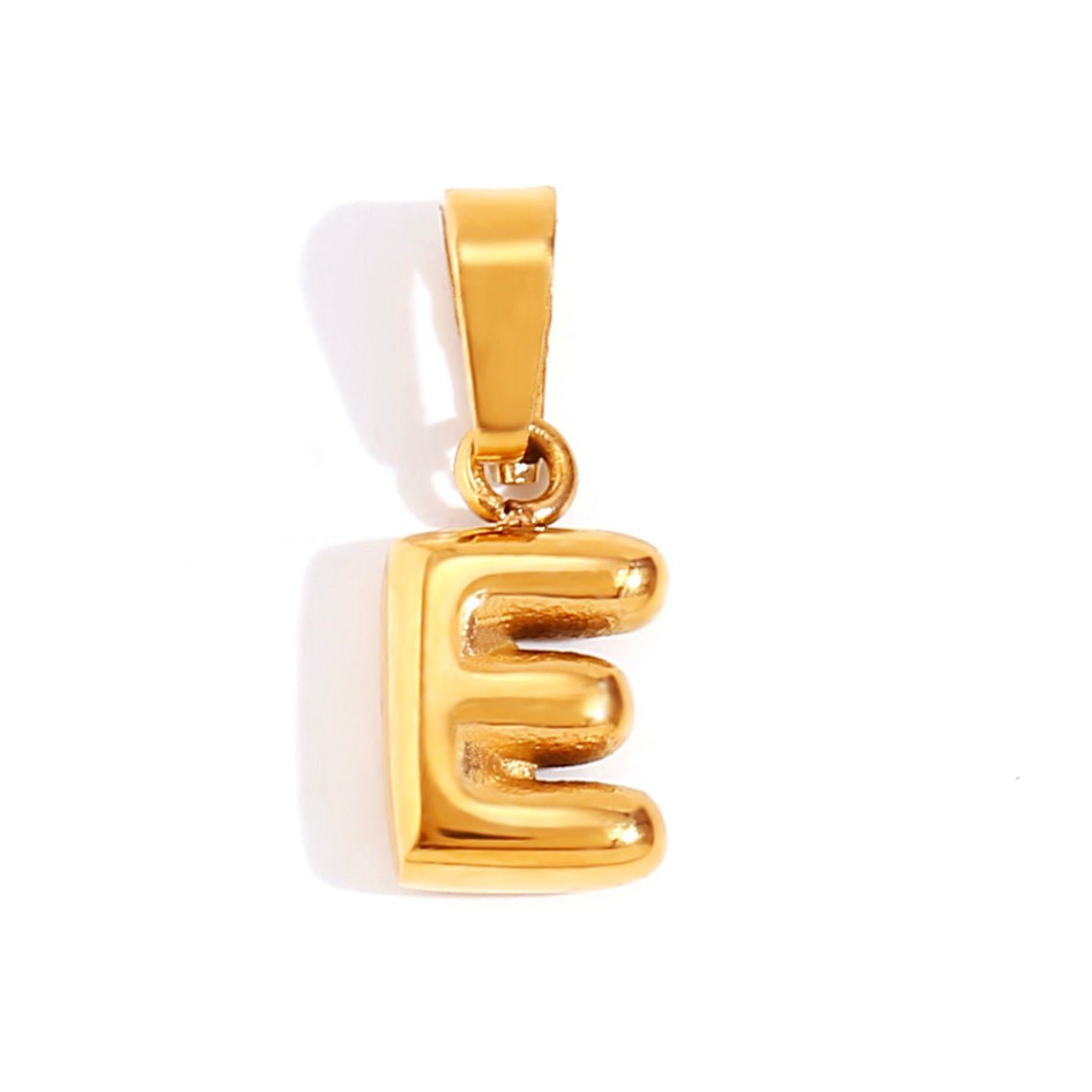 Collier en lettres bulle sophistiqué