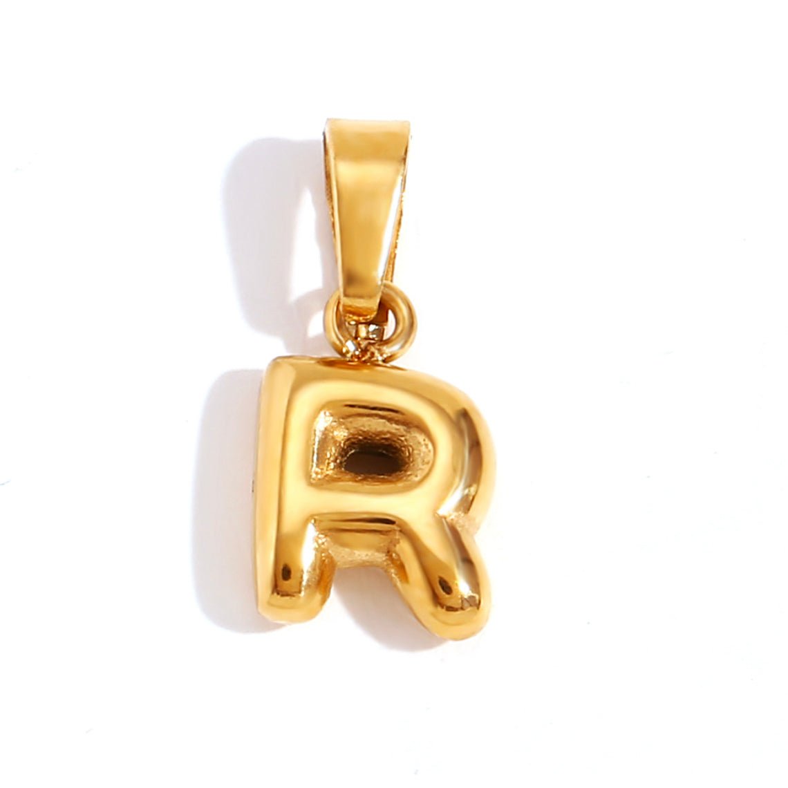 Collier en lettres bulle sophistiqué