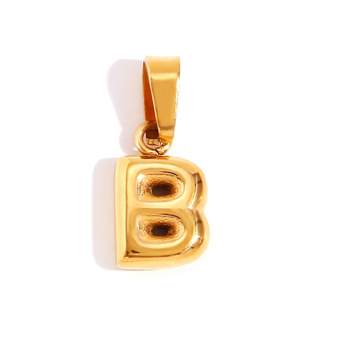 Collier en lettres bulle sophistiqué