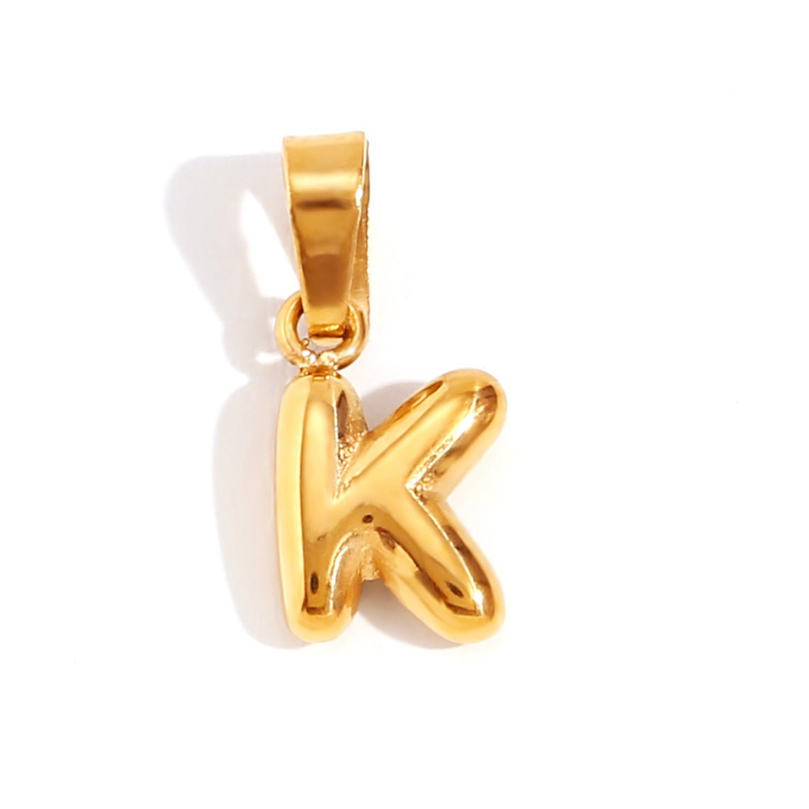 Collier en lettres bulle sophistiqué