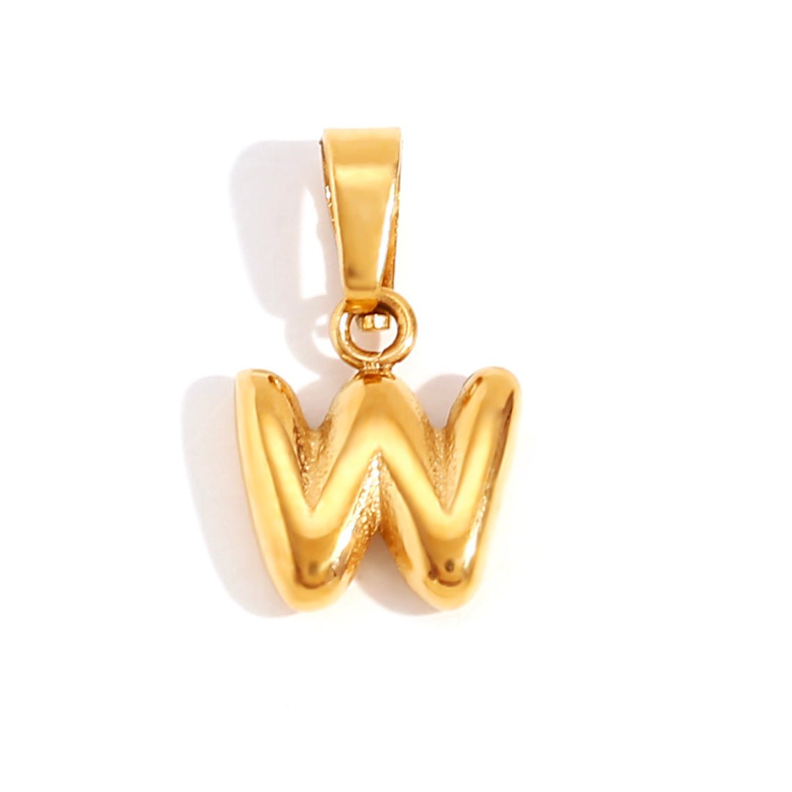 Collier en lettres bulle sophistiqué