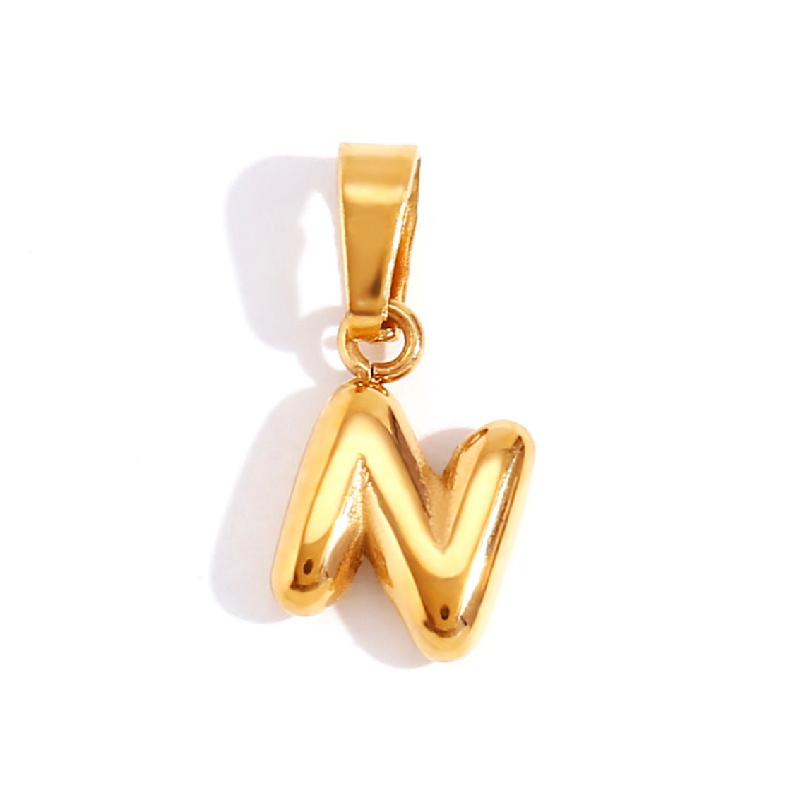 Collier en lettres bulle sophistiqué