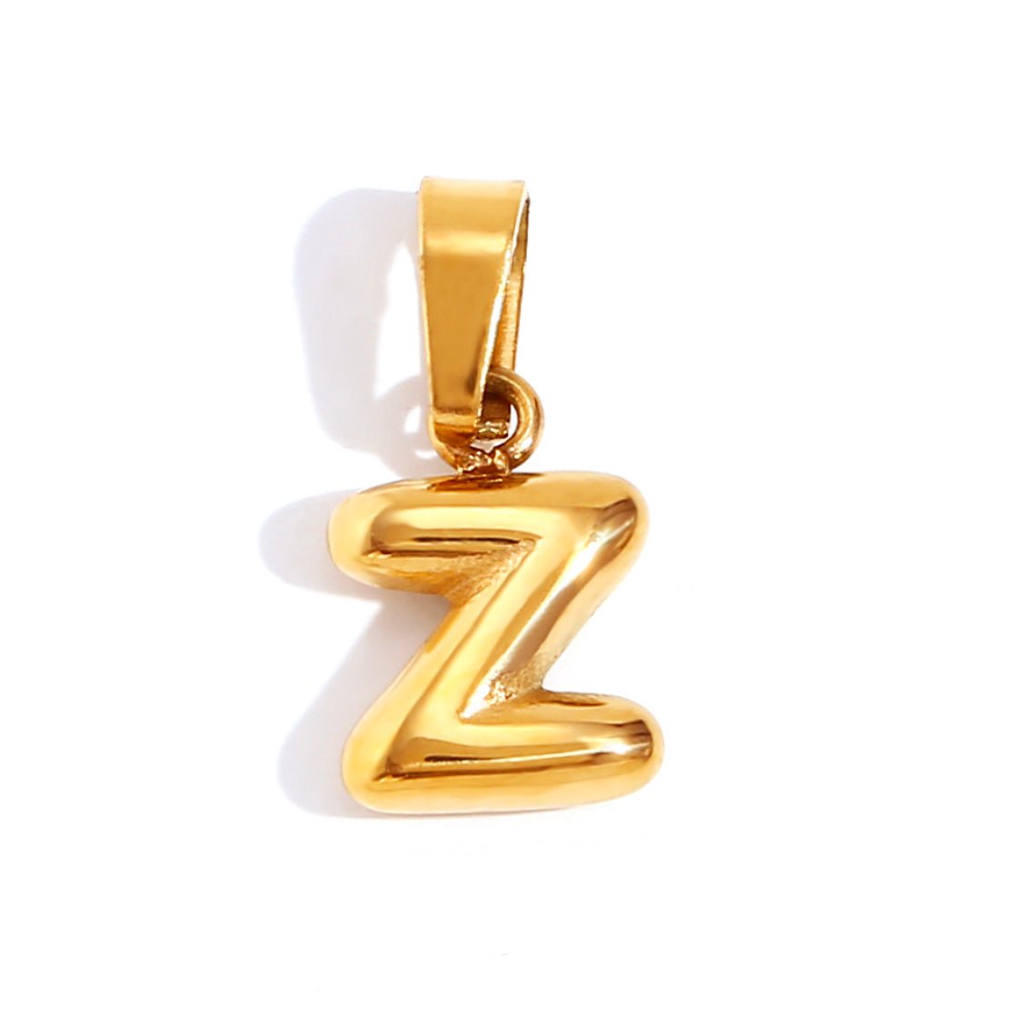 Collier en lettres bulle sophistiqué