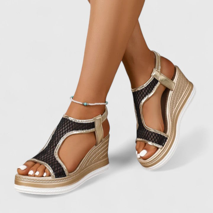 Sylvara | Talons compensés à bride T pour femmes
