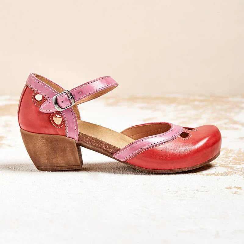 Liora | Sandales Confortables à Talons Bas