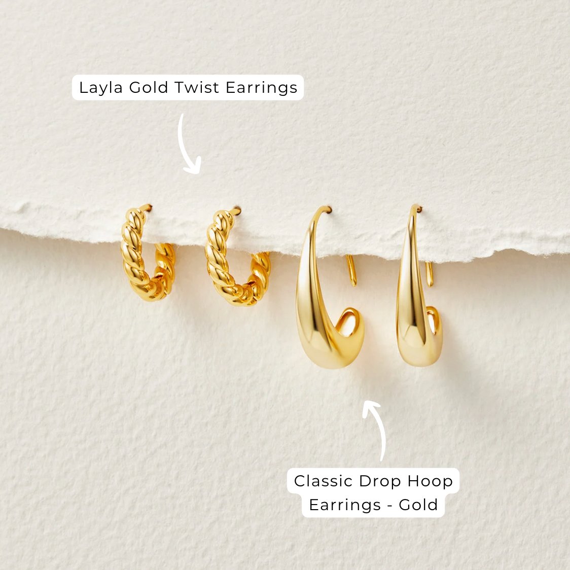Cina - Boucles d'oreilles en forme de cercle