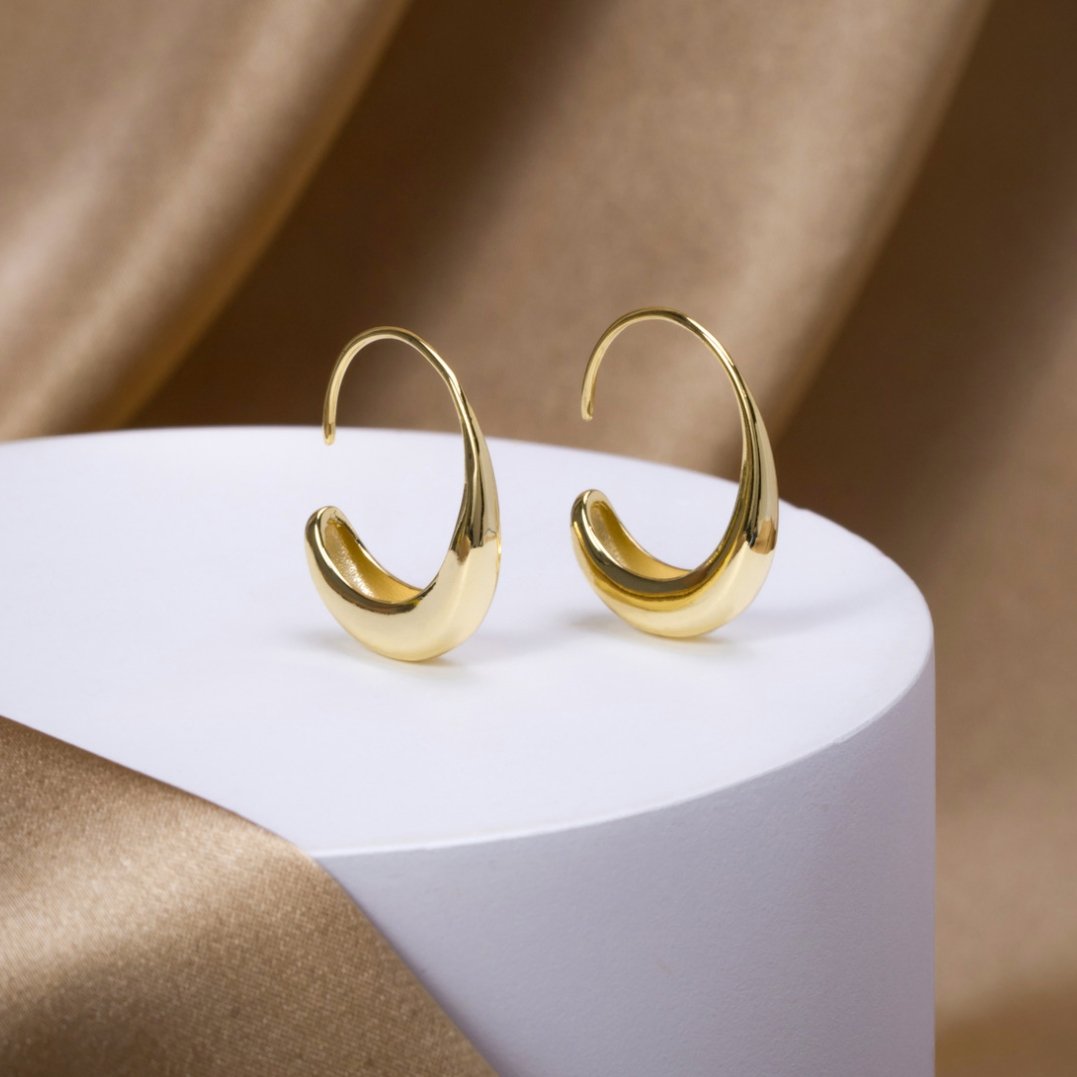 Cina - Boucles d'oreilles en forme de cercle