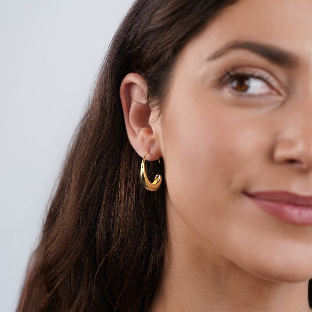 Cina - Boucles d'oreilles en forme de cercle