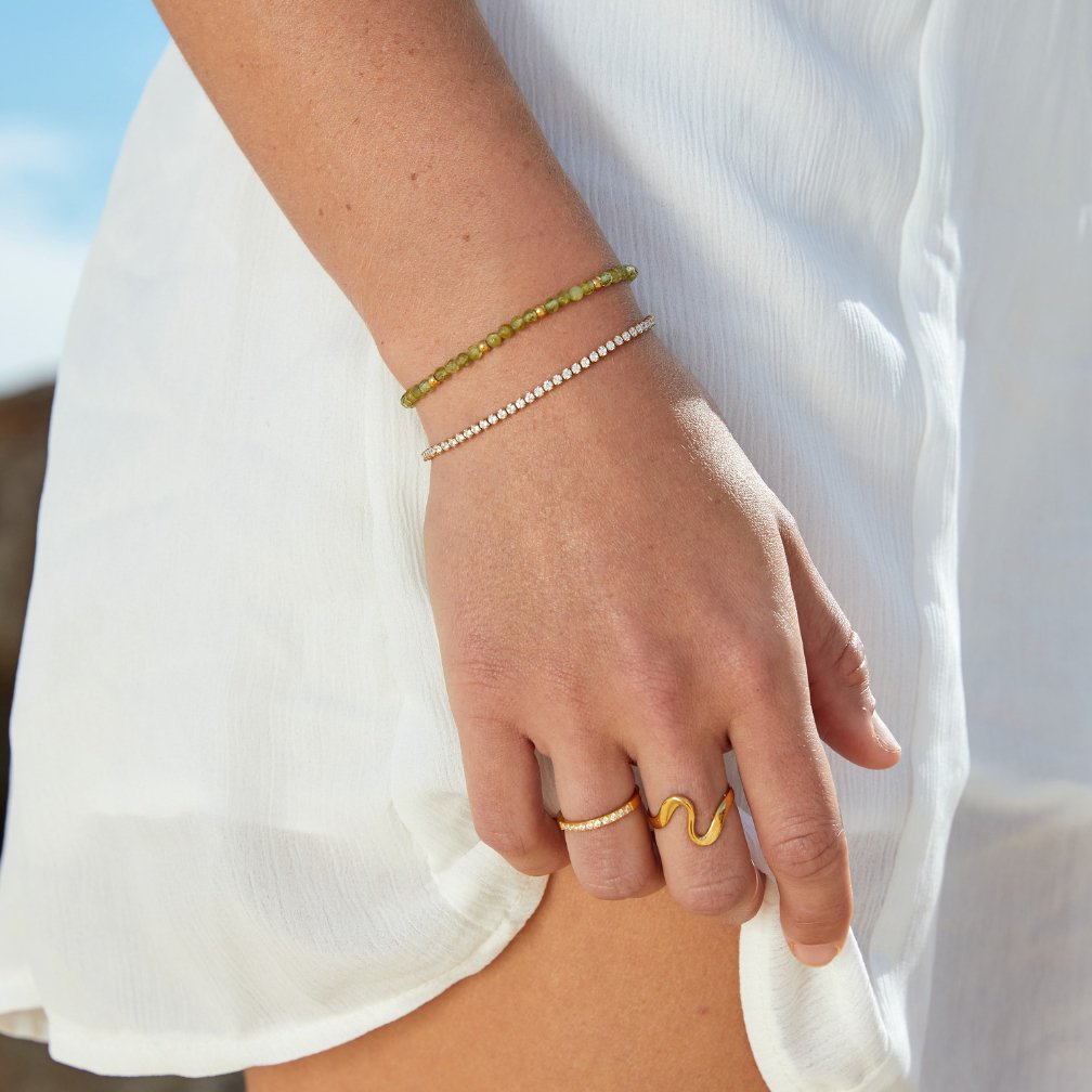 Bracelet Tennis Cordelia en Or