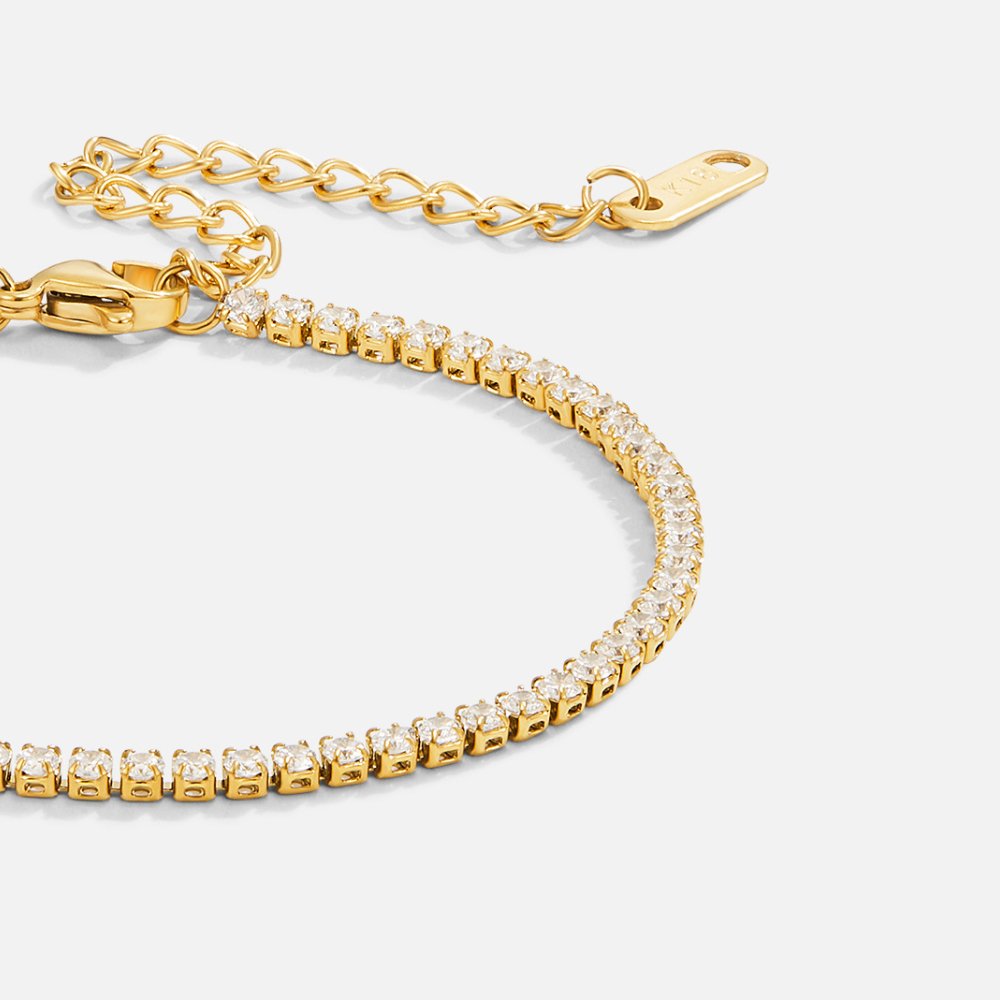 Bracelet Tennis Cordelia en Or