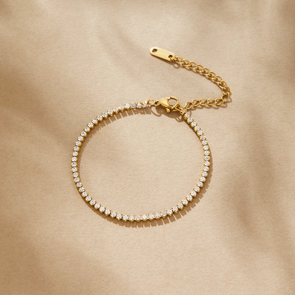 Bracelet Tennis Cordelia en Or