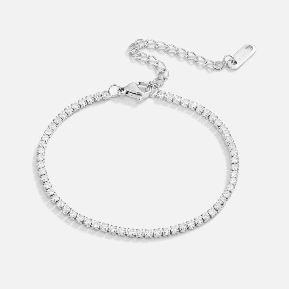 Bracelet Cordelia en Argent Style Tennis