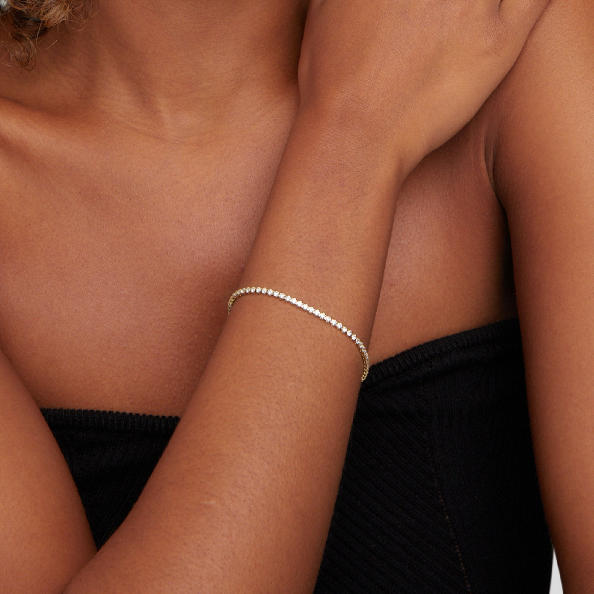 Bracelet Cordelia en Argent Style Tennis