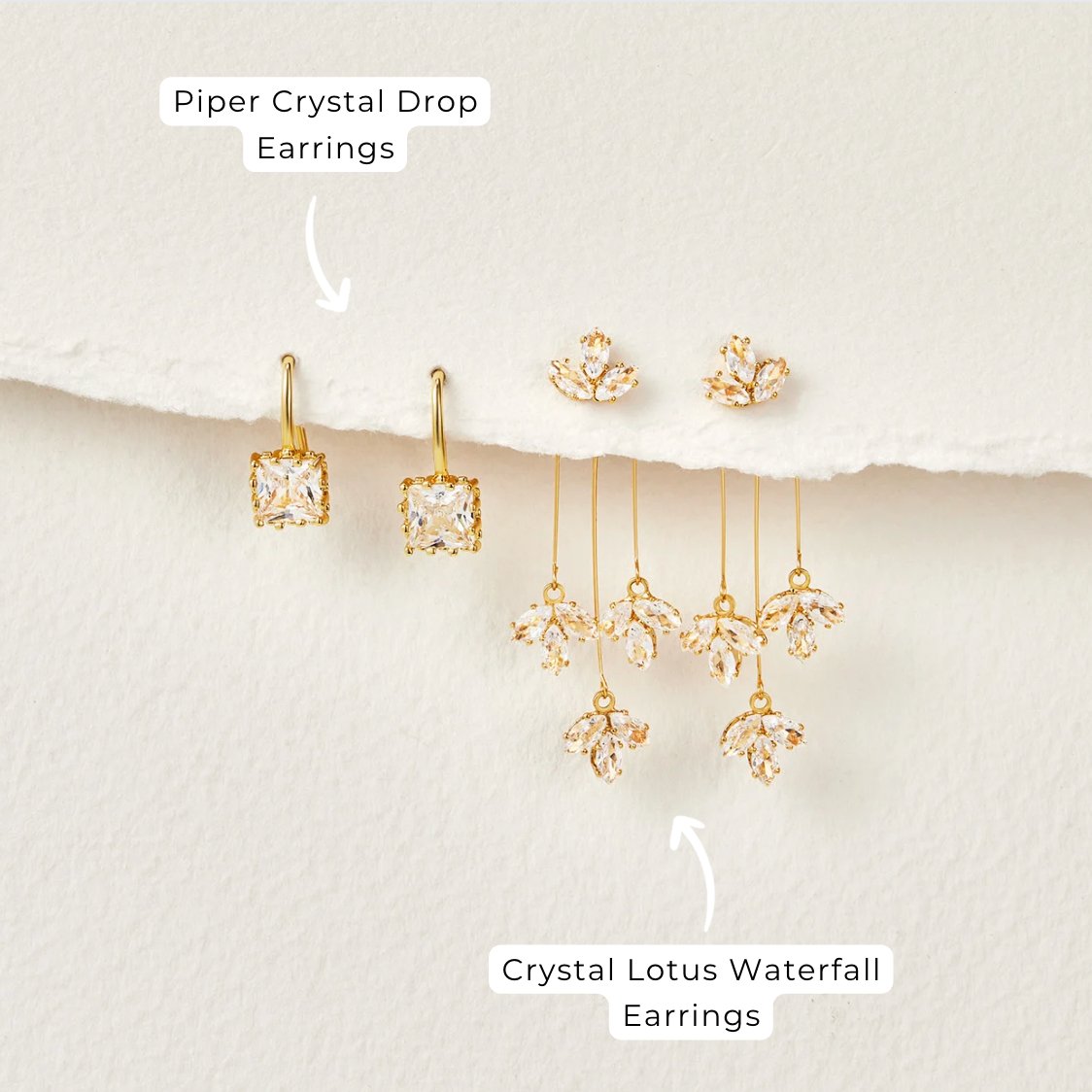 Boucles d'oreilles Cascade Élégantes