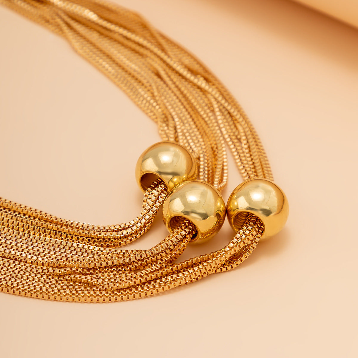 Collier Pendentif Boule en Or