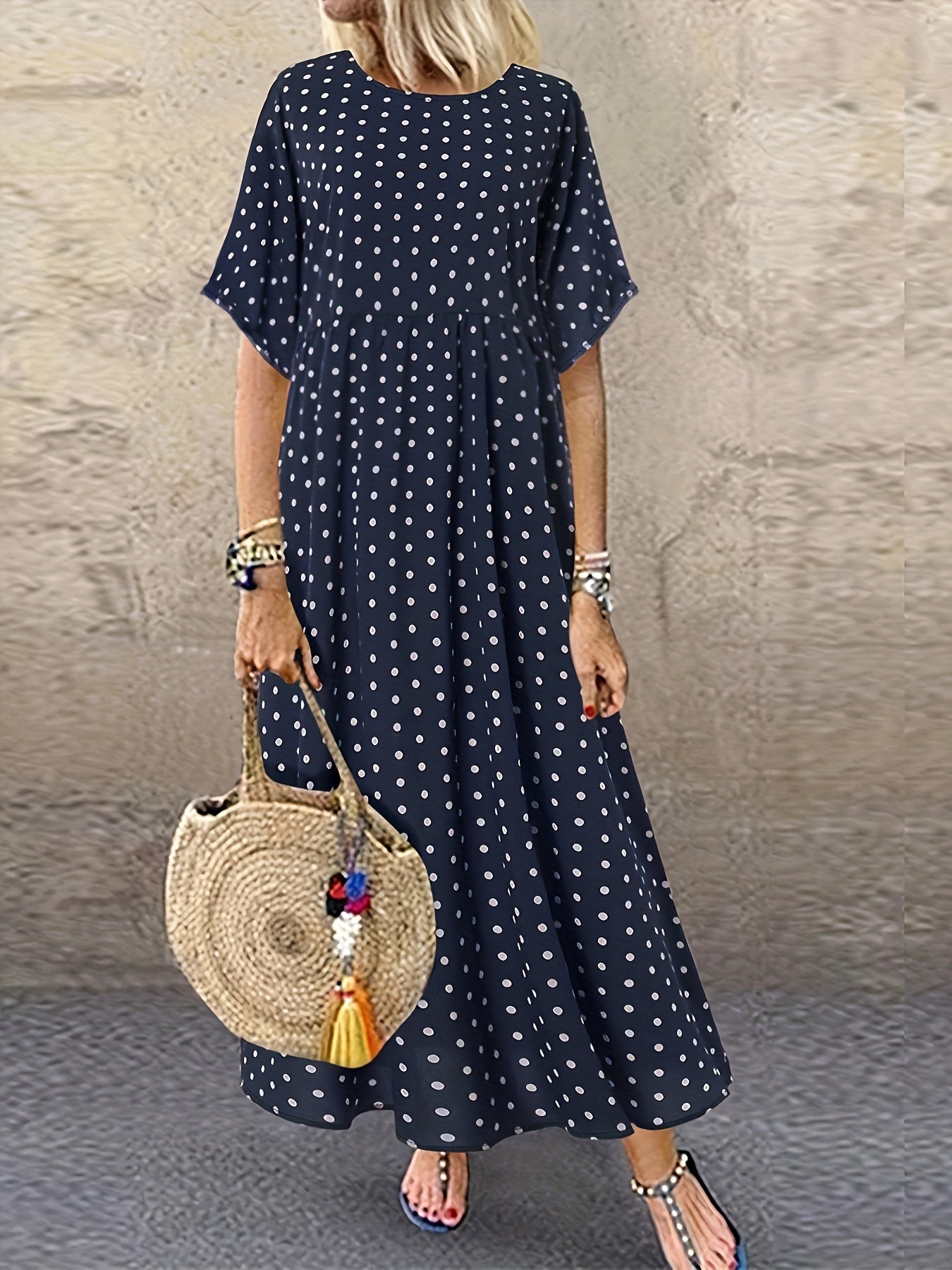 JOVIE™ - ROBE D'ÉTÉ DÉCONTRACTÉE À POIS