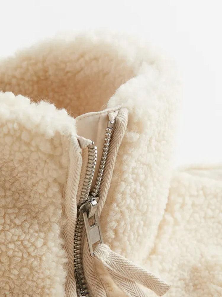 Clydie | Veste Sherpa Douce et Stylée