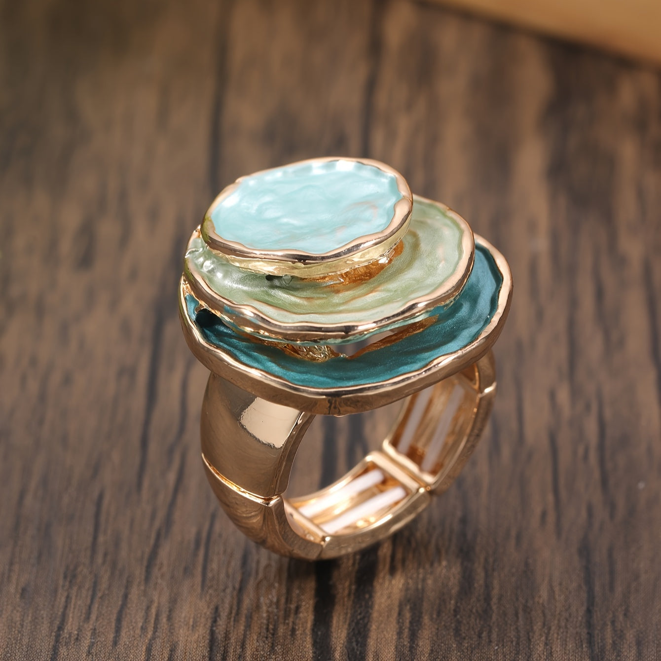 Bague Boho à Triple Étage