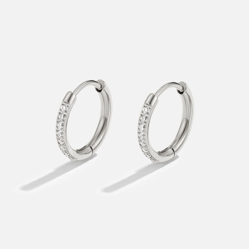 Boucles d'oreilles créoles Éternité