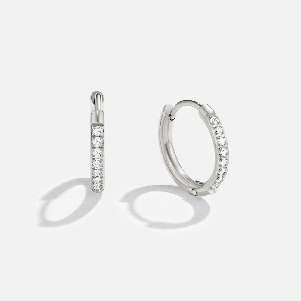 Boucles d'oreilles créoles Éternité