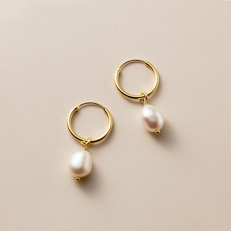 Bella – Boucles d'Oreilles en Perles de Culture