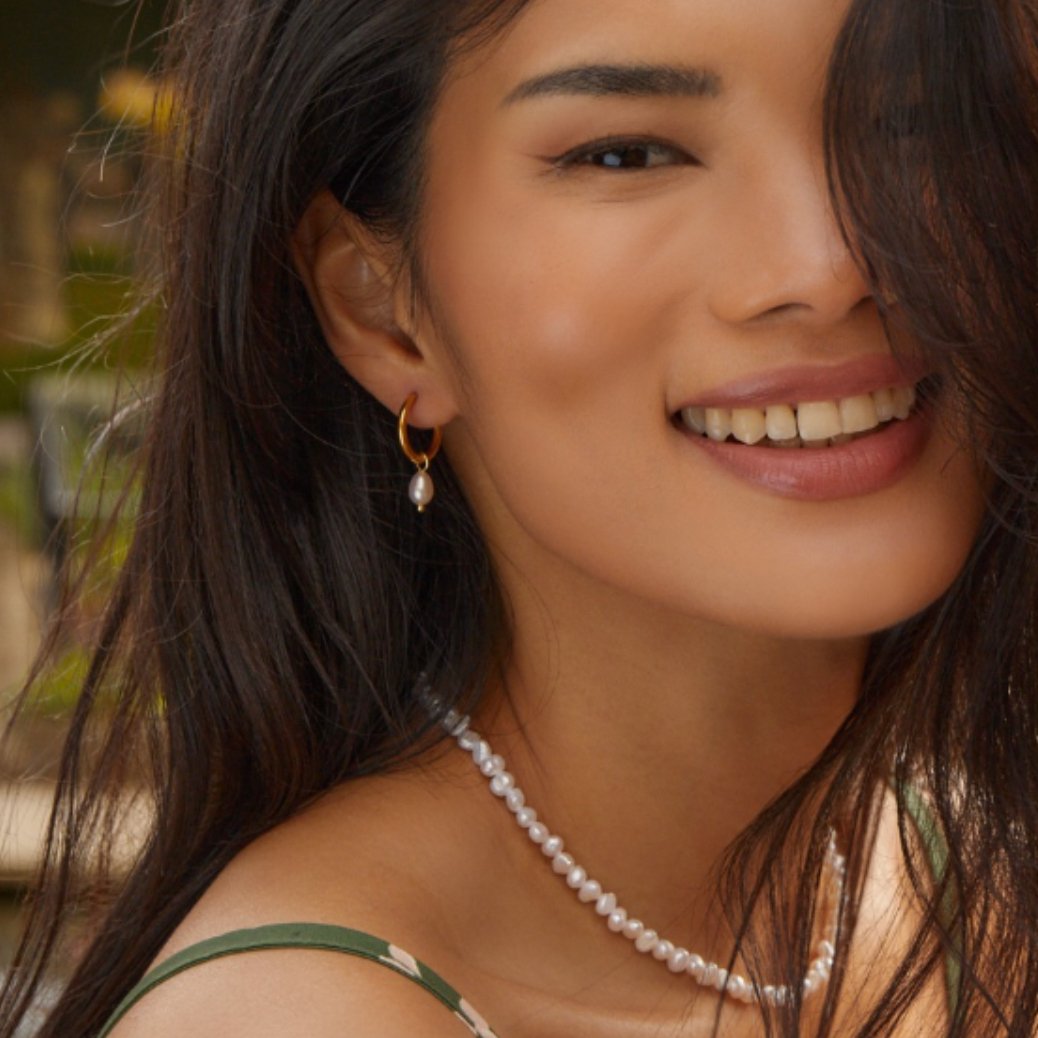 Bella – Boucles d'Oreilles en Perles de Culture