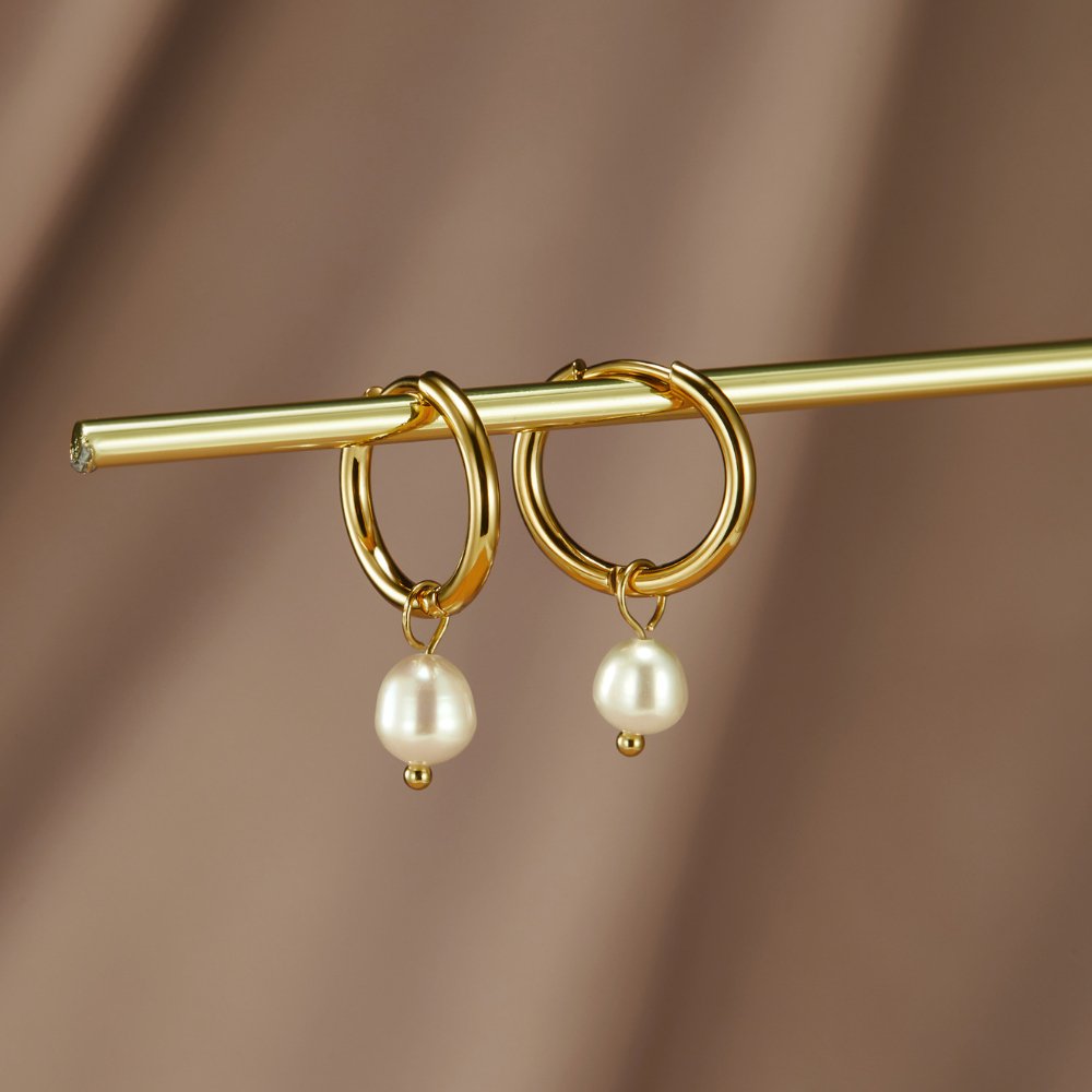 Bella – Boucles d'Oreilles en Perles de Culture
