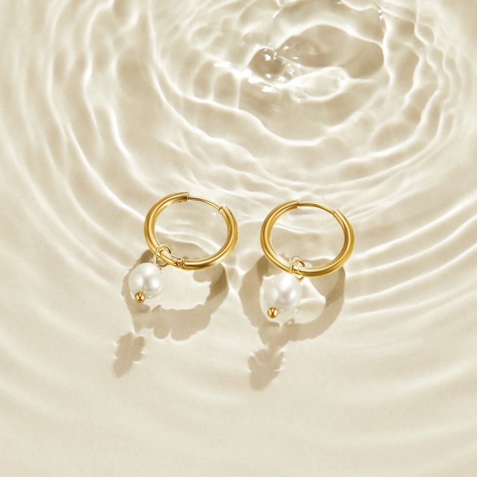 Bella – Boucles d'Oreilles en Perles de Culture