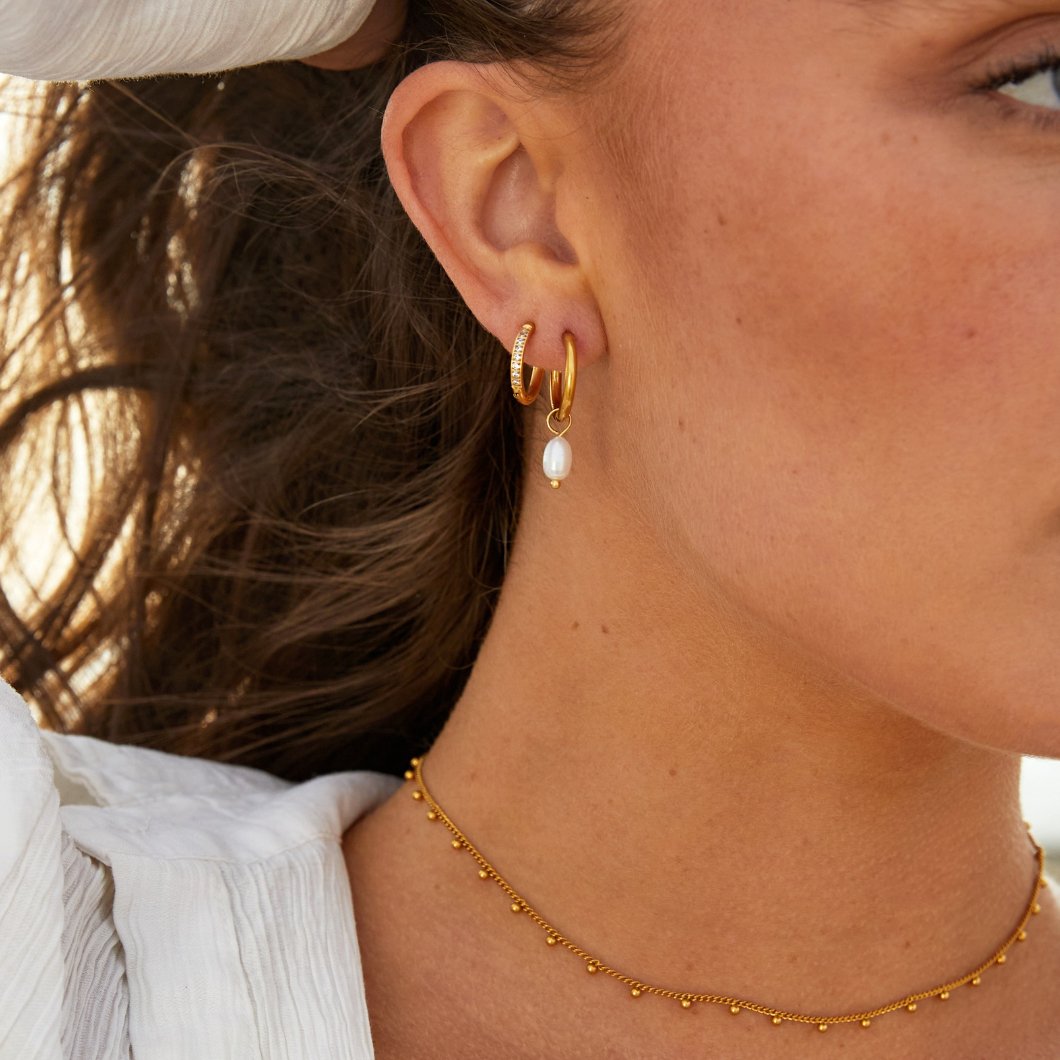 Bella – Boucles d'Oreilles en Perles de Culture