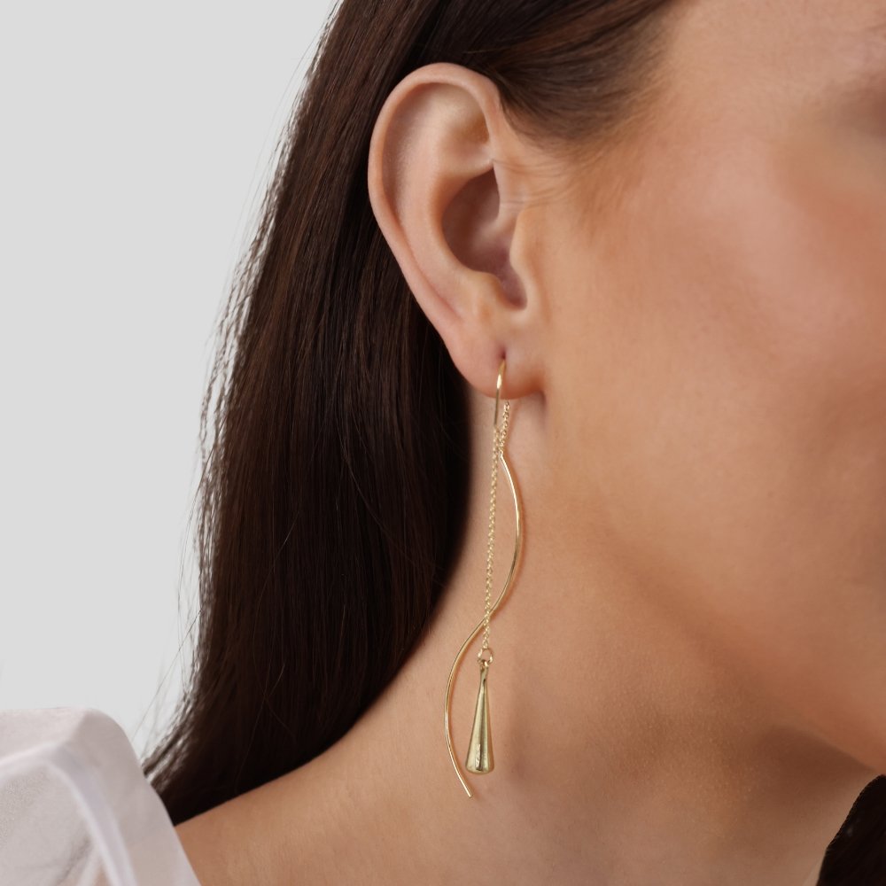 Boucles d'oreilles à pampilles en forme de goutte