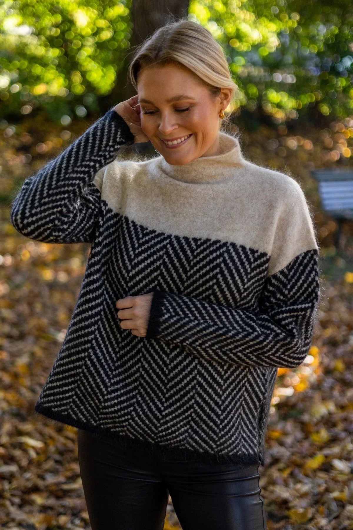 ADELIE | Col Roulé Premium en Tricot Élégant
